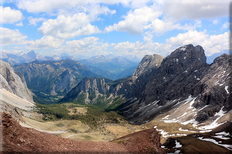 foto Forca Rossa e Passo San Pellegrino